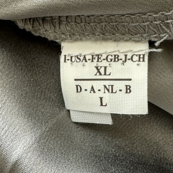 Brunello Cucinelli XL Silk Gray Sleeveless Blouse - Picture 10 of 12